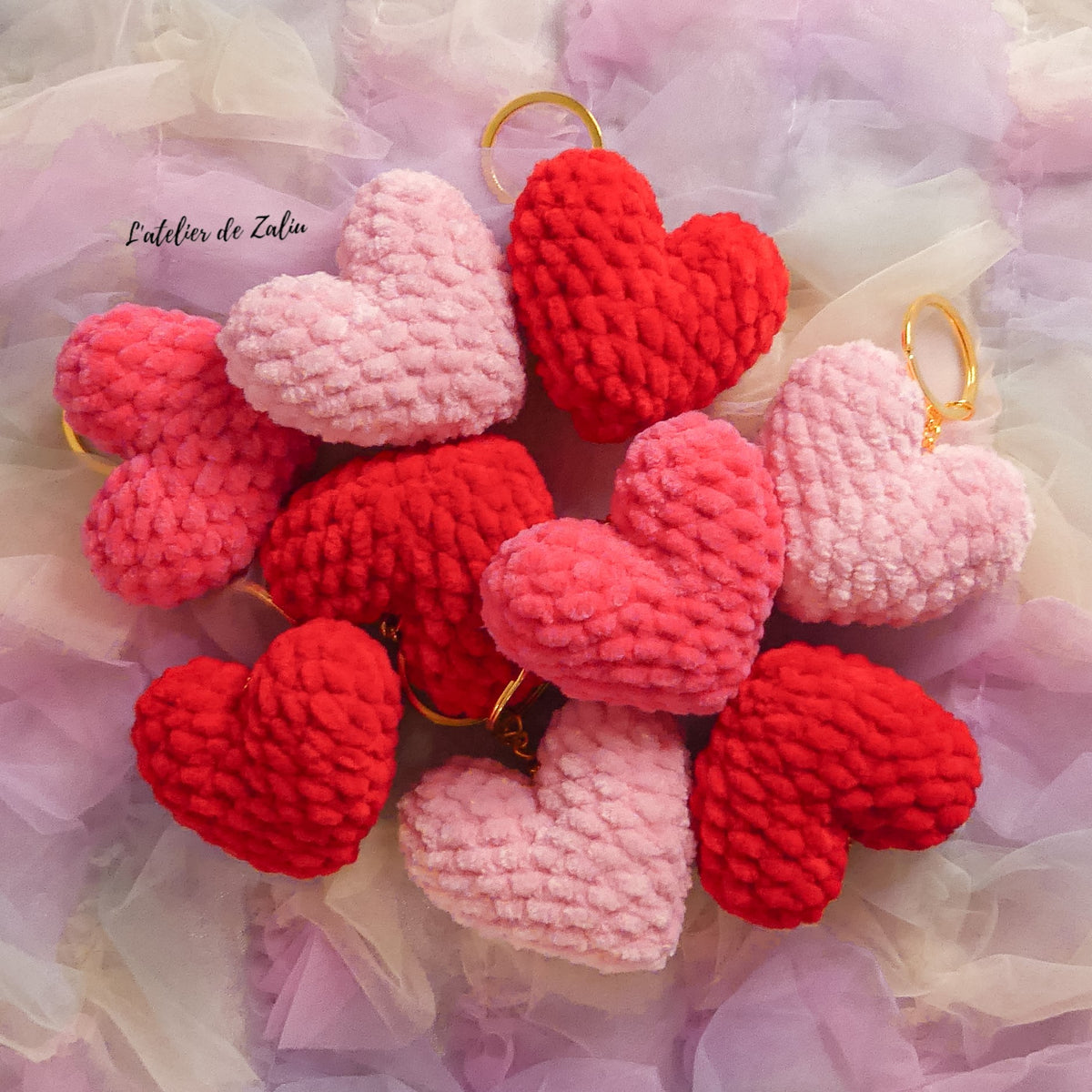 💗 Heart key ring