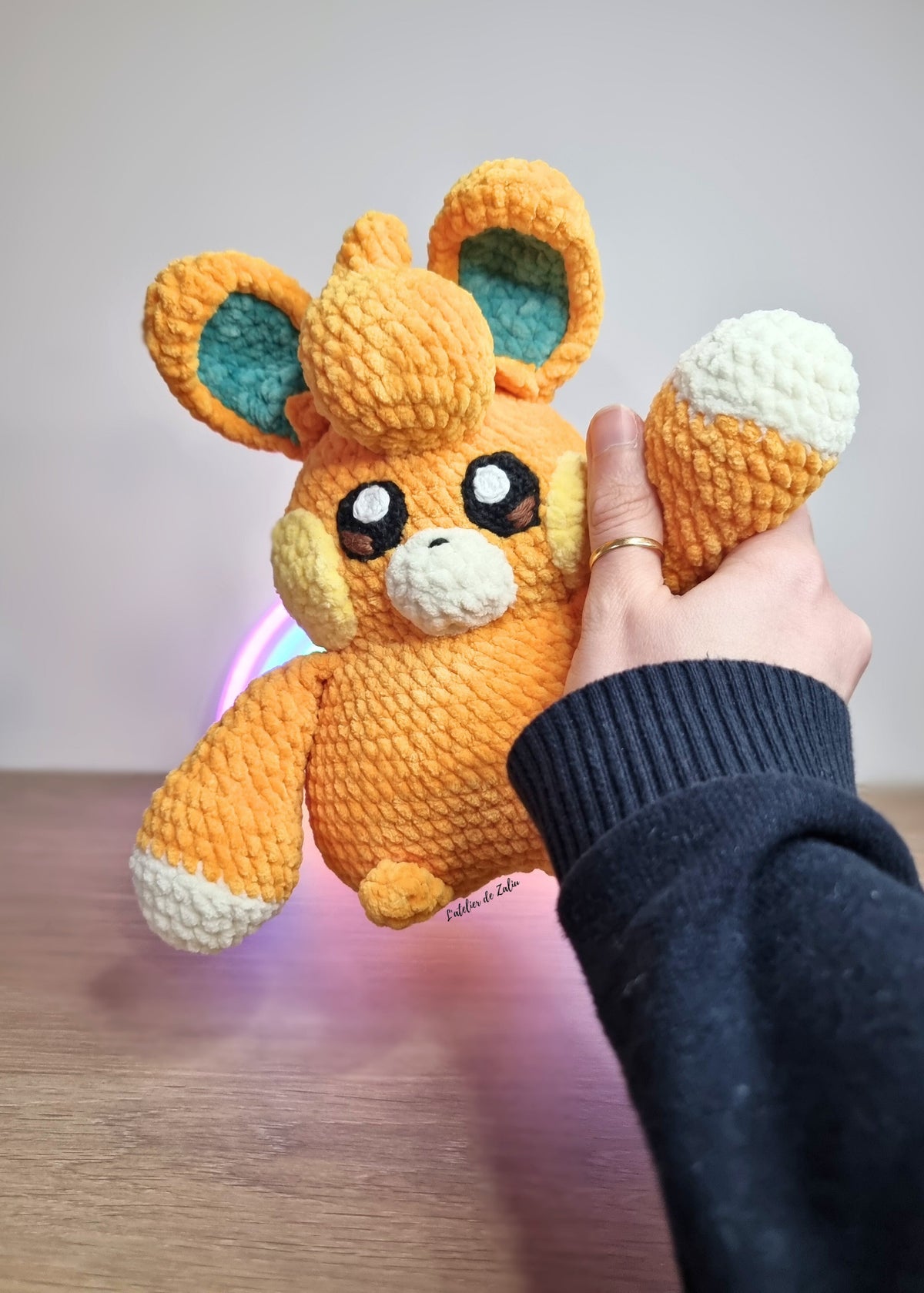 pohm pawmi crochet pokemon piece unique amigurumi fait main normandie l'atelier de zaliu