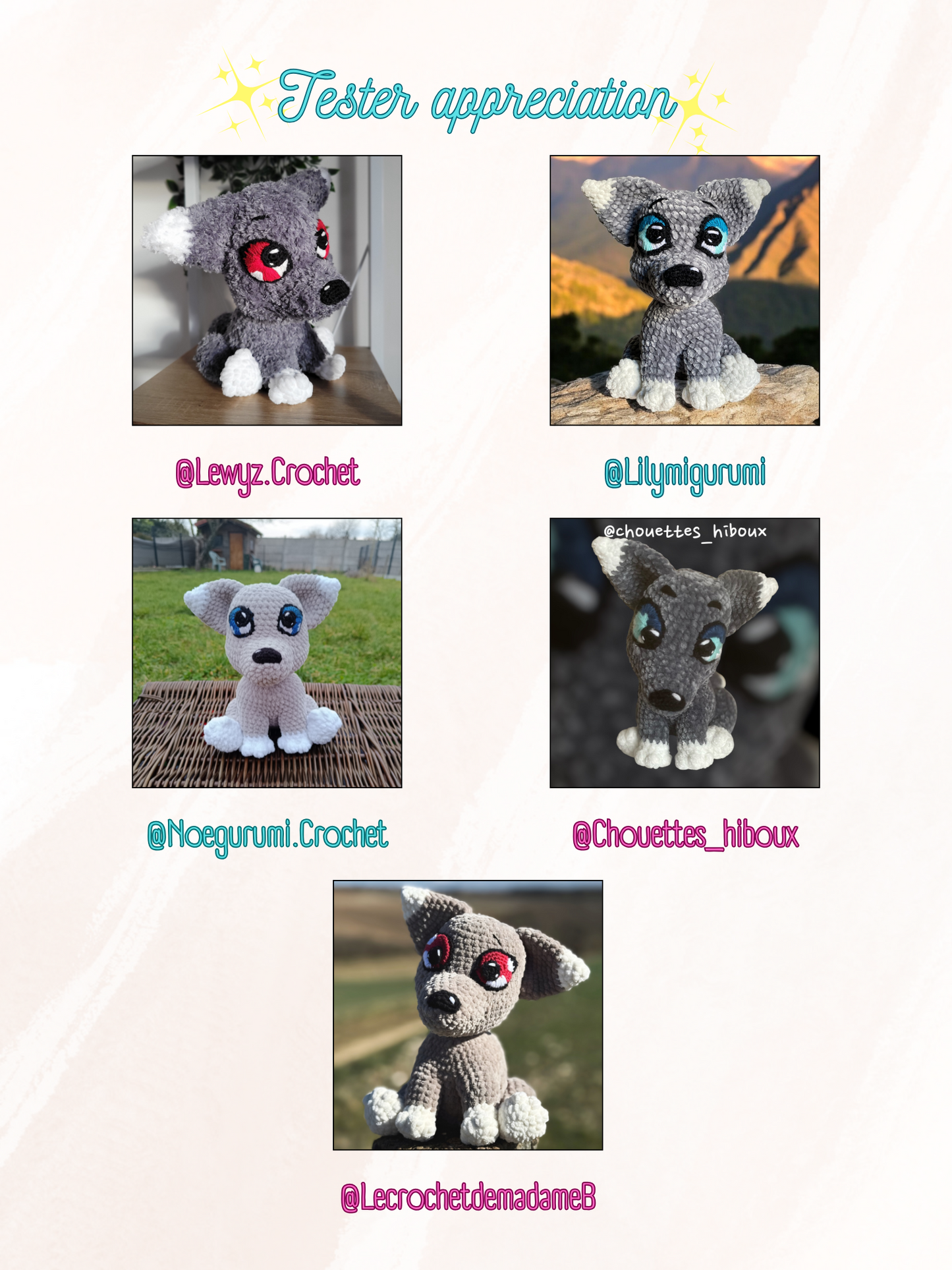 brume le bebe loup the baby wolf crochet pattern l'atelier de zaliu atelier de zaliu release day tuto instruction cute kawaii crochet amigurumi fr eng us