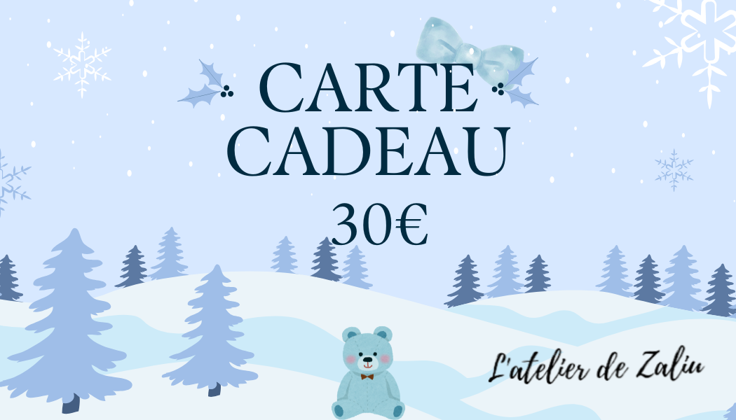 🎁 Carte Cadeau L'atelier de Zaliu