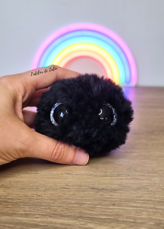 Noiraude boule de suie le voyage de chihiro miyazaki anime crochet fait main fourrure douce amigurumi kawaii fait main en normandie