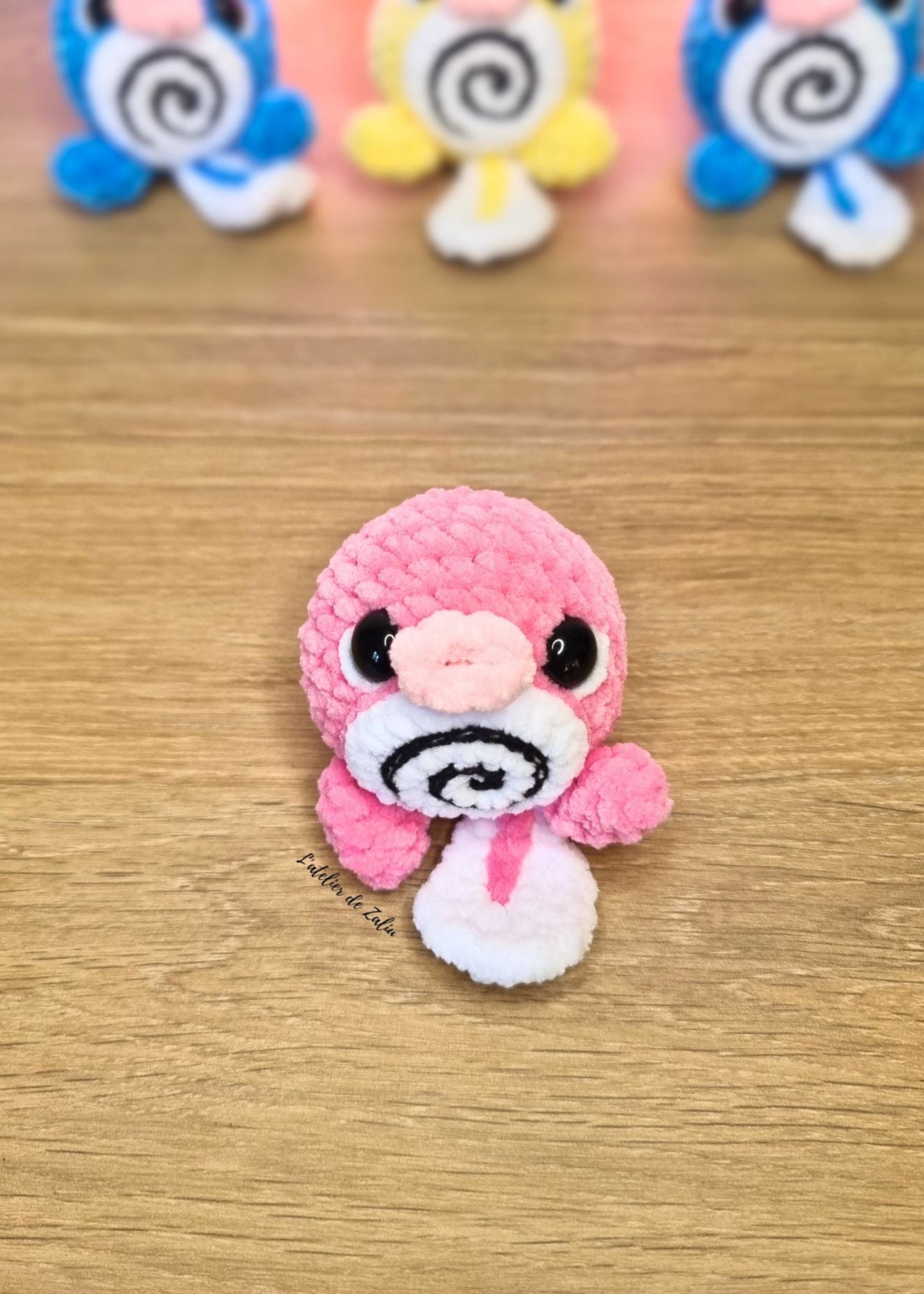 ptitard crochet amigurumi pokemon fait main unique petit mignon l'atelier de zaliu normandie