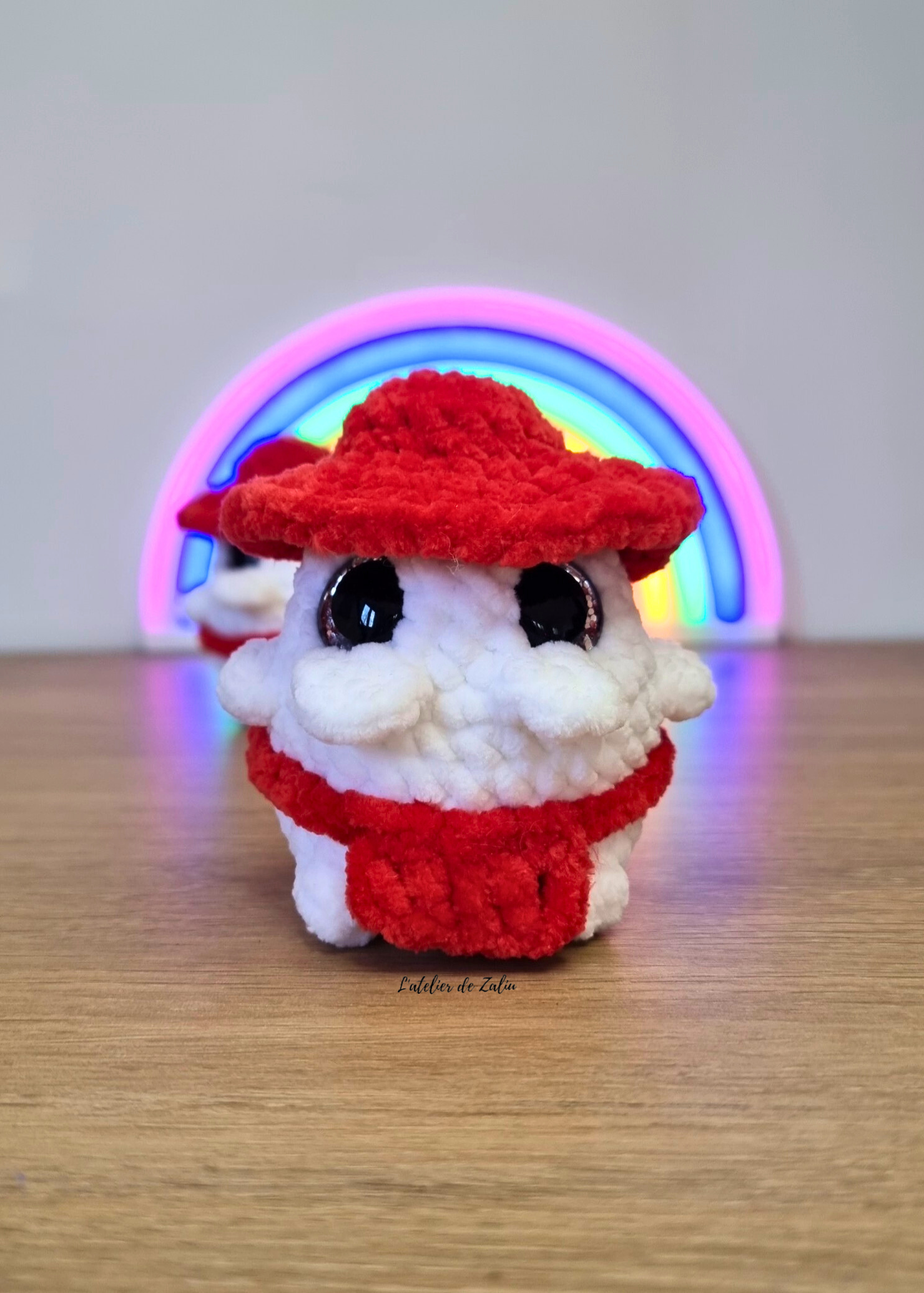 Esprit Radis, seigneur grand blanc voyage de chihiro ghibli studio peluche faite main normandie