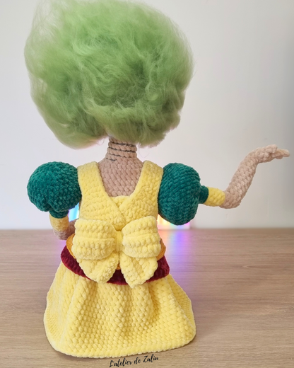 Sirene axon clair obscur expedition 33 peluche fait main normandie crochet l'atelier de zaliu