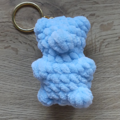 🐻 Porte clefs nounours moelleux [ 5 coloris au choix ]