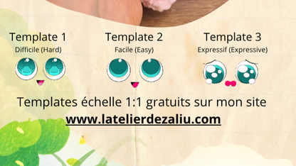 Templates Eyes - Free pattern Jigglypuff