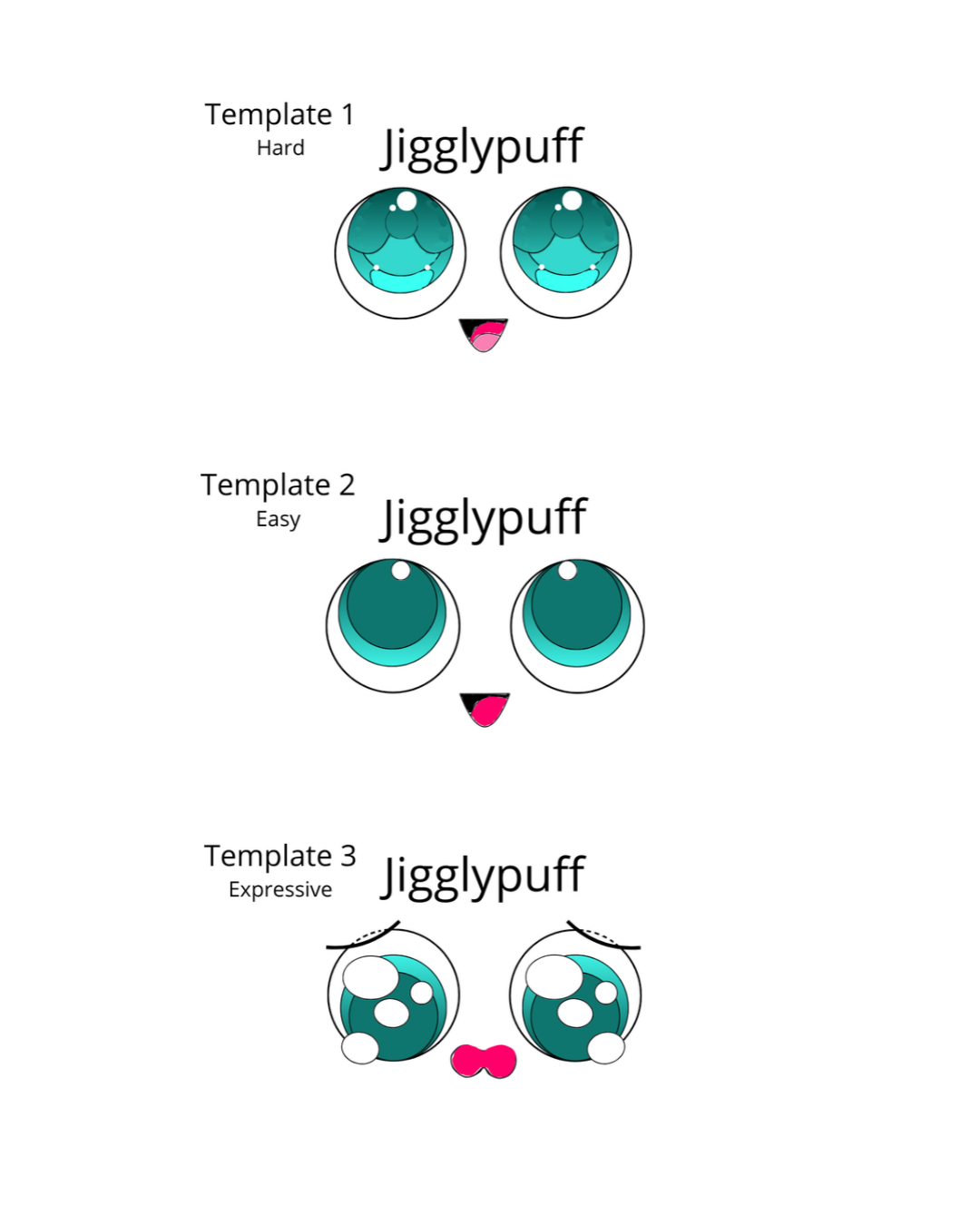 PDF Patron Jigglypuff/Rondoudou US & FR